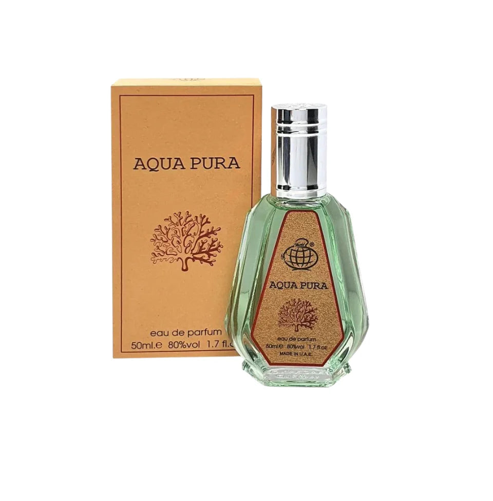 FRAGRANCE WORLD AQUA PURA EAU DE PARFUM 50ML FOR MEN & WOMEN