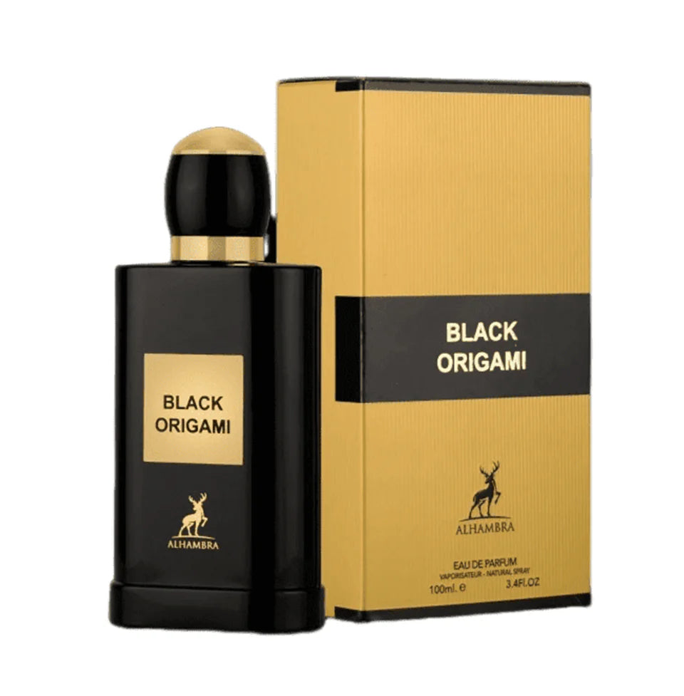 Maison Alhambra Black Origami Eau De Parfum for Men 100ml - BOTTLED BLISS