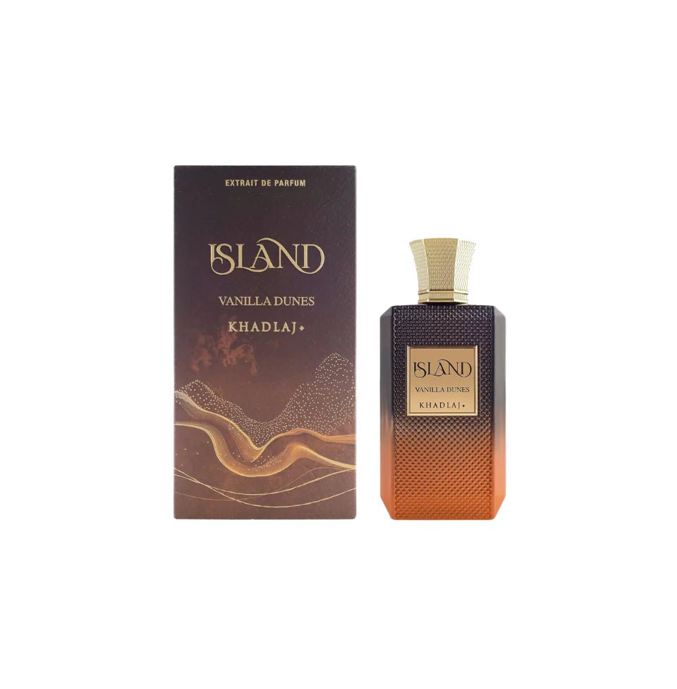 KHADLAJ ISLAND VANILLA DUNES EXTRAIT DE PARFUM 100ML FOR MAN & WOMAN - BOTTLED BLISS FRAGRANCES PVT LTD