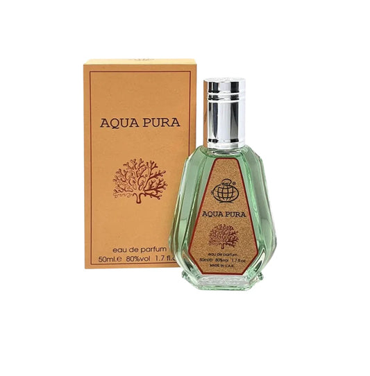 FRAGRANCE WORLD AQUA PURA EAU DE PARFUM 50ML FOR MEN & WOMEN