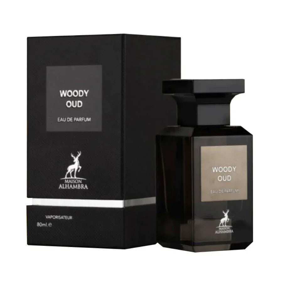 Maison Alhambra Woody Oud For Men EDP 80ml - BOTTLED BLISS