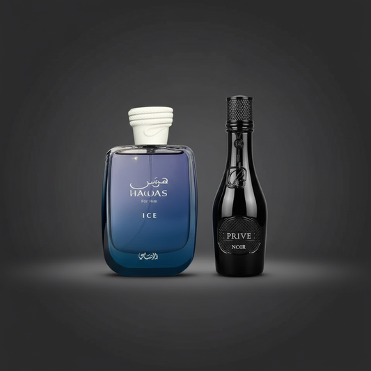 Hawas Ice + Prive Noir Fragrance Bundle