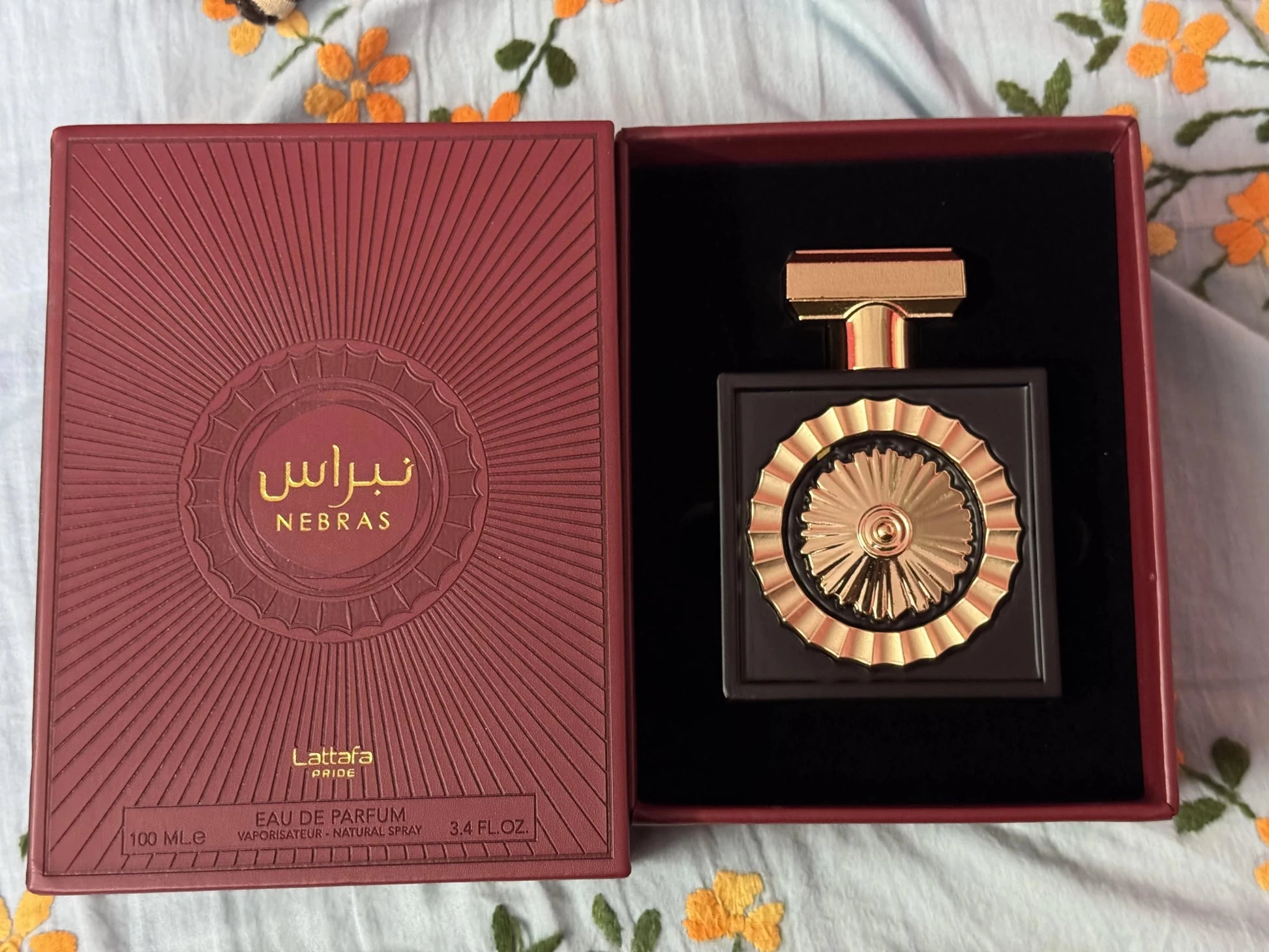 Lattafa Nebras EDP - radiant luminous Arabic perfume bottle India