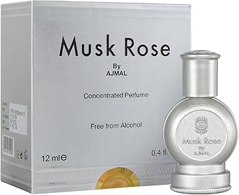 Ajmal Musk Rose Attar 12ml Alcohol Free
