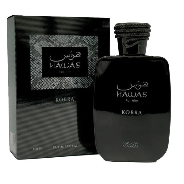 RASASI HAWAS KOBRA EAU DE PARFUM 100ML FOR MAN - BOTTLED BLISS FRAGRANCES PVT LTD