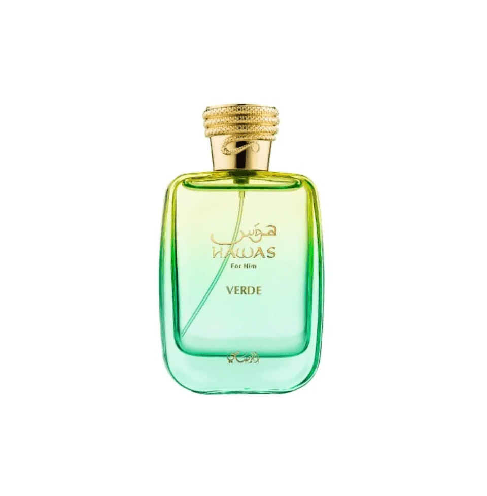 RASASI HAWAS VERDE EAU DE PARFUM 100ML FOR MAN - BOTTLED BLISS