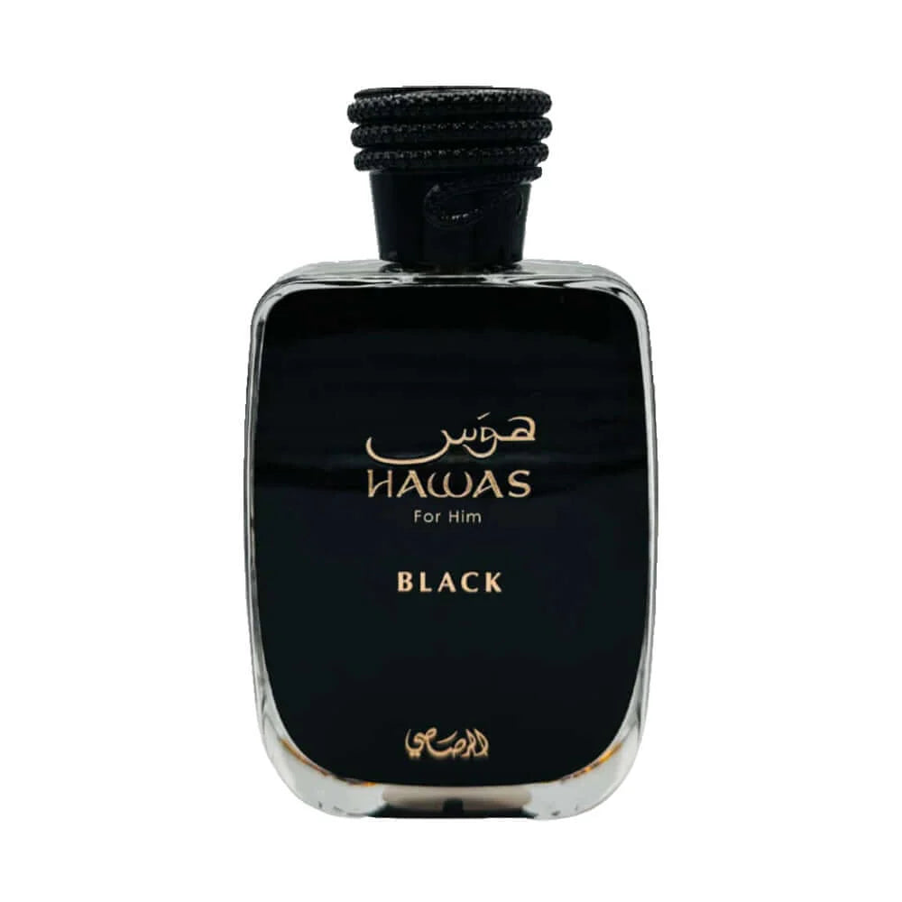 RASASI HAWAS BLACK EAU DE PARFUM 100ML - BOTTLED BLISS