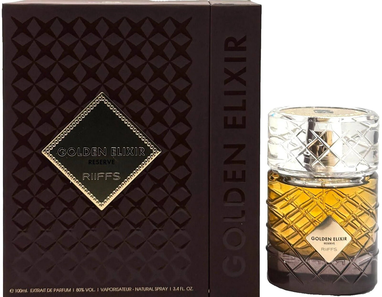 RIIFFS GOLDEN ELIXIR RESERVE EAU DE PARFUM 100ML FOR MEN & WOMEN - BOTTLED BLISS FRAGRANCES PVT LTD