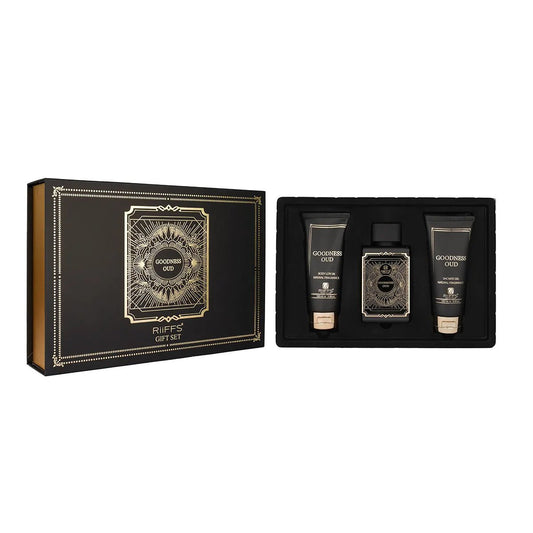 RiiFFS Goodness Oud Black Gift Set - luxury oud perfume gift India