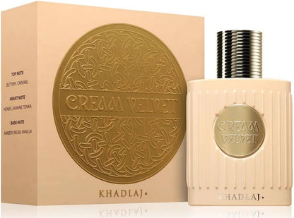 ⁠Khadlaj cream velvet