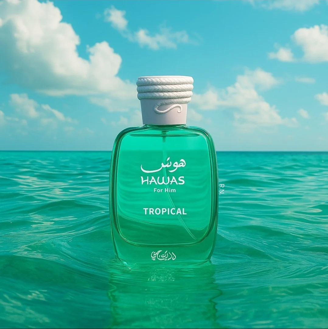 Hawas Tropical by Rasasi – Eau de Parfum - BOTTLED BLISS